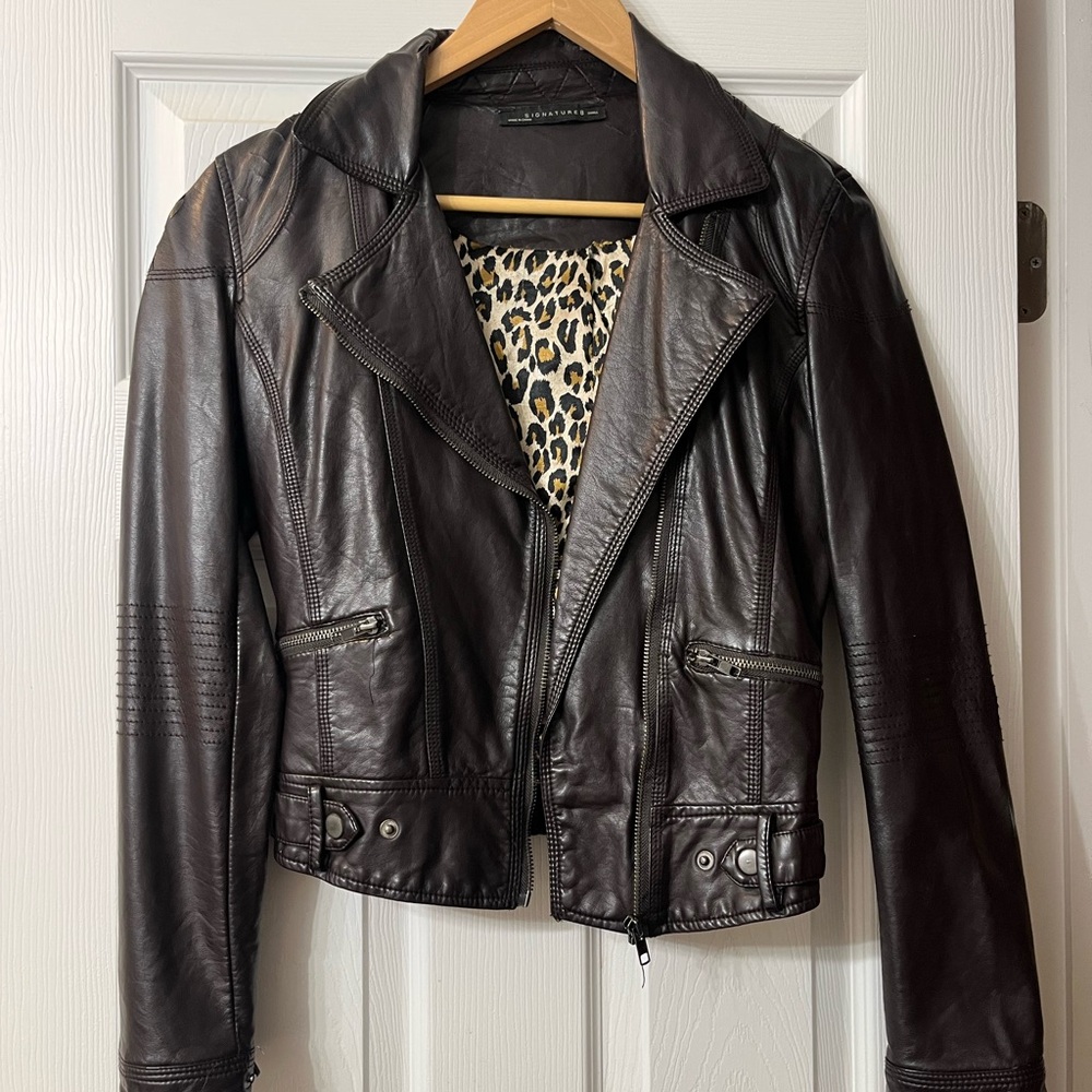 Signature Dark Brown Leather Jacket